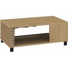 Žurnālgaldiņš LAMIR P, Ozols artisan/Melns/Melns